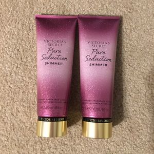 Two VS Shimmer Body Creams